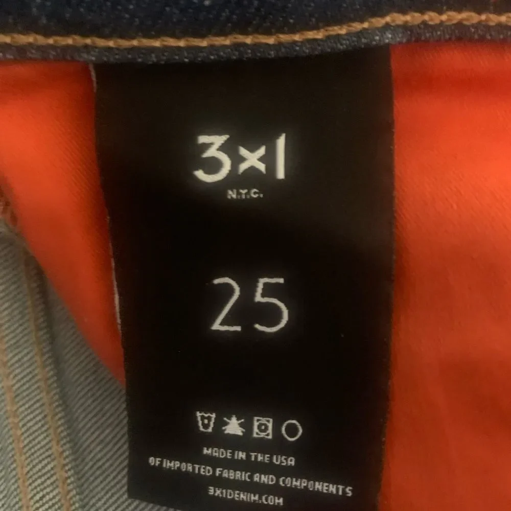 NEW 3x1 MIMi CUTTRELL Kelli Flared Slit High Rise Jeans Button Fly size 25